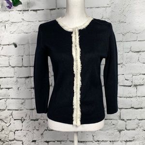 Crystal Kobe Women’s Black Cardigan Sweater